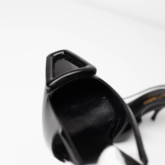 Saint Laurent Women's 24 Slingback Kitten Heel Pumps - Picture 9 of 10